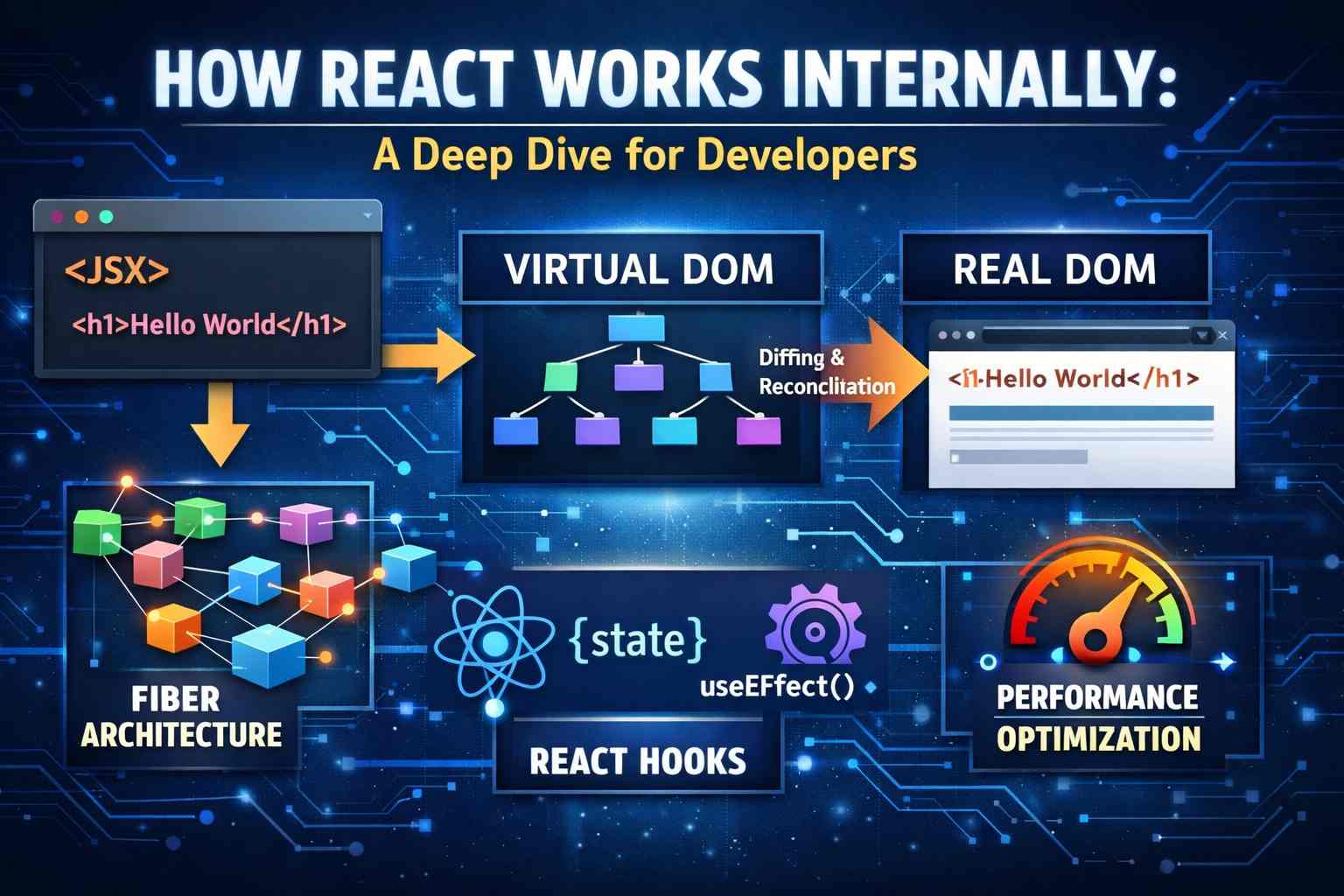 How React Works Internally: A Deep Dive for Developers